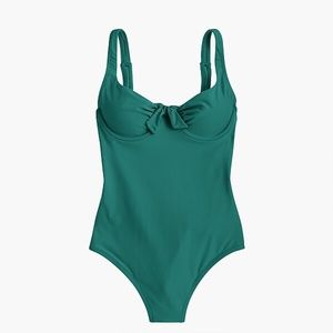 J Crew Underwire scoopback one-piece swimsuit